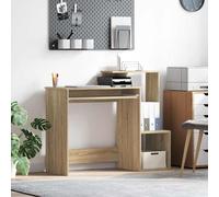 vidaXL Scrivania Rovere Sonoma 106 x 41 x 88.5 cm Legno Multistrato, Scrivania Moderna e Resistente per casa, compatta e ergonomica, Perfetta per Studenti e Design Minimalist
