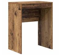 vidaXL Scrivania Rustica con Cassetto | Legno Vecchio Solido di Recupero Dimensioni Compatte 60 X 40 76 cm Ideale per Uso in Ufficio Superficie Testurizzata Spazi Piccoli Design Elegante