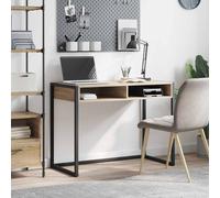 vidaXL Scrivania Sonoma 100 x 50 x 75 cm Legno multistrato