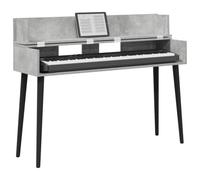 vidaXL Scrivania studio Grigio Cemento 130 x 40 x 19,5 cm