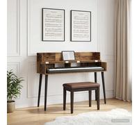 vidaXL Scrivania studio Legno antico 110 x 40 x 19,5 cm
