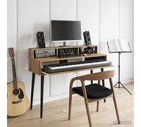 vidaXL Scrivania studio Rovere Artigianale 110 x 42,5 x 36 cm