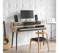 vidaXL Scrivania studio Rovere Sonoma 110 x 42,5 x 36 cm