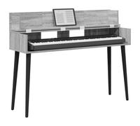 vidaXL Scrivania studio Sonoma grigio 152 x 40 x 19,5 cm