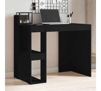 vidaXL Scrivania Ufficio Nera 103,5x56,5x94 cm in Legno Multistrato