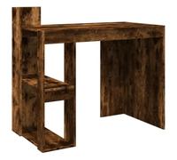 vidaXL Scrivania Ufficio Rovere Fumo 103,5x56,5x94cm Legno Multistrato