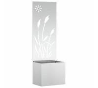 vidaXL Scultura da Parete per Esterni - Decorazione per Giardino, Opera d'Arte da Esterno, Pezzo Appeso in Metallo per Patio.