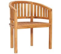 vidaXL Sedia a Banana in Legno Massello di Teak