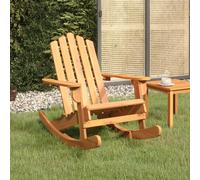 vidaXL Sedia a Dondolo Adirondack in Legno Massello di Acacia