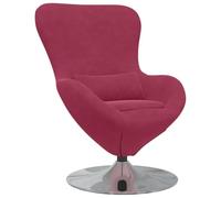 Sedia Girevole Moderna Bordeaux con Design Ergonomico e Caratteristiche Regolabili Struttura Metallica Elegante Seduta Comoda per Soggiorno e Ufficio Resistente Accento Accattivante per Leggere
