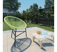 vidaXL Sedia Acapulco da Giardino in Polyrattan Verde