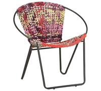 vidaXL Sedia Acapulco Multicolore in Tessuto Chindi