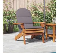 vidaXL Sedia Adirondack da Giardino con Cuscini Legno Massello Acacia