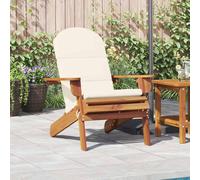 vidaXL Sedia Adirondack da Giardino con Cuscini Legno Massello Acacia