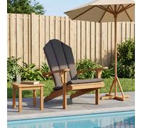 vidaXL Sedia Adirondack da giardino Naturale Legno di teak solido