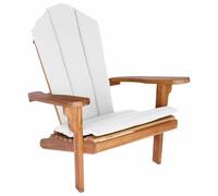 vidaXL Sedia Adirondack da giardino Naturale Legno di teak solido