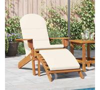 vidaXL Sedia Adirondack Giardino con Poggiapiedi Legno Massello Acacia