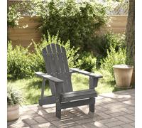vidaXL Sedia Adirondack Grigia 69x85x90,5 cm Legno Massello di Abete