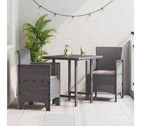 vidaXL Sedia da Giardino 2 pcs Grigio chiaro 53 x 49 x 85 cm PP