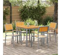 vidaXL Sedia da Giardino 4 pcs Marrone 56 x 57 x 87cm