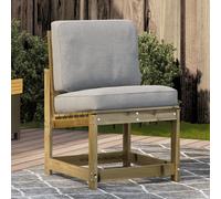 vidaXL Sedia da Giardino 50,5x55x77 cm in Legno Impregnato di Pino