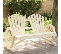 vidaXL Sedia da Giardino Adirondack 2 Posti in Legno Massello di Abete