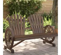vidaXL Sedia da Giardino Adirondack 2 Posti in Legno Massello di Abete