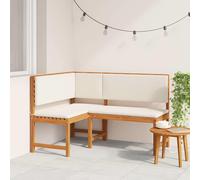 vidaXL Sedia da Giardino con cuscino Marrone 140 x 100 x 91cm