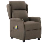 vidaXL Sedia da massaggio Talpa 93.5 x 67.5 x 101.5 cm Tessuto