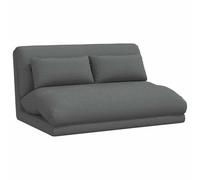 vidaXL Sedia da pavimento Grigio Scuro 110 x 82 x 55 cm Tessuto, Moderna Sedia da Pavimento Rettangolare per Soggiorno Sedia da Pavimento Pieghevole Comoda Seduta Seduta Ergonomica, Salotto Ergonomico