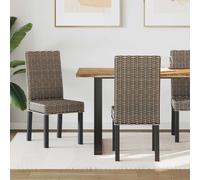 vidaXL Sedia da pranzo GENDT 2 pz Nero Lavato 45 x 54 x 93 cm