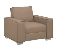 vidaXL Sedia da Soggiorno Cappuccino 59 cm in Pelle Sintetica
