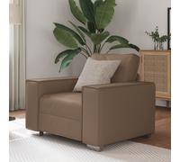 vidaXL Sedia da soggiorno cappuccino 59 cm in pelle sintetica