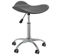 vidaXL Sedia da Ufficio Grigia in Similpelle