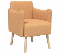 vidaXL Sedia d'accento Beige Bouclé