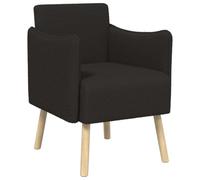 vidaXL Sedia d'accento Nero Bouclé