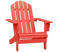 vidaXL Sedia Giardino Adirondack in Legno Massello di Abete Rossa