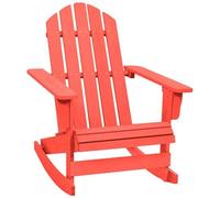 vidaXL Sedia Giardino Adirondack in Legno Massello di Abete Rossa