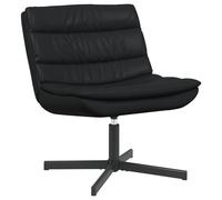 vidaXL Sedia girevole Nero 63 x 75 x 76 cm PU Lucido