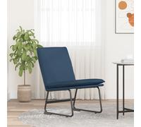 vidaXL Sedia Lounge Blu 52x75x76 cm in Tessuto