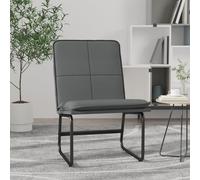 vidaXL Sedia Lounge Grigia 54x75x76 cm in Similpelle