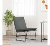 vidaXL Sedia Lounge Grigio Scuro 52x75x76 cm in Tessuto