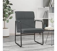 vidaXL Sedia Lounge Grigio Scuro 55x64x80 cm in Tessuto