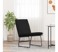 vidaXL Sedia Lounge Nera 52x75x76 cm in Tessuto