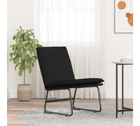 vidaXL Sedia Lounge Nera 52x75x76 cm in Tessuto