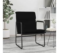 vidaXL Sedia Lounge Nera 55x64x80 cm in Similpelle