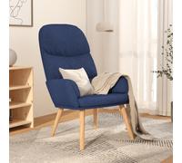 VIDAXL - Sedia Relax Blu In Tessuto