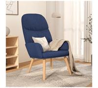 VIDAXL - Sedia Relax Blu In Tessuto