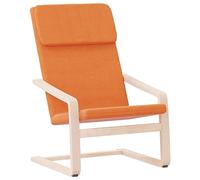 vidaXL Sedia Relax Giallo Scuro in Tessuto