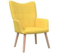 VIDAXL - Sedia Relax Giallo Senape in Tessuto
